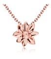 Beautiful Cosmos flower Shaped Silver Necklace SPE-5252